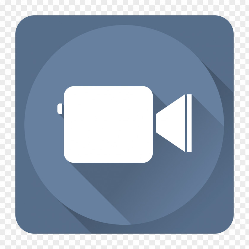 FaceTime Blue Square Angle Brand PNG