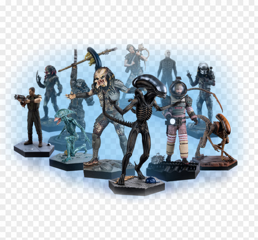 Handpainted Monster Alien Vs. Predator Figurine Action & Toy Figures PNG