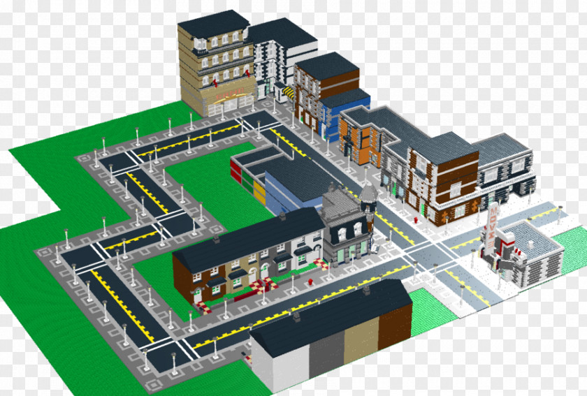 Lego City Modular Buildings Town PNG