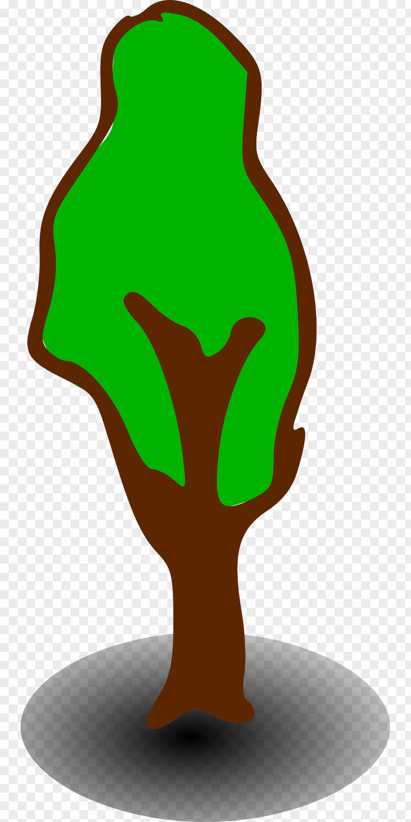 Sapling Tree Map Symbol Clip Art PNG