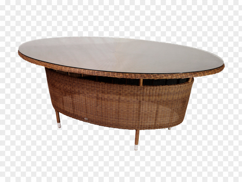Table Glass Rattan Garden Furniture PNG