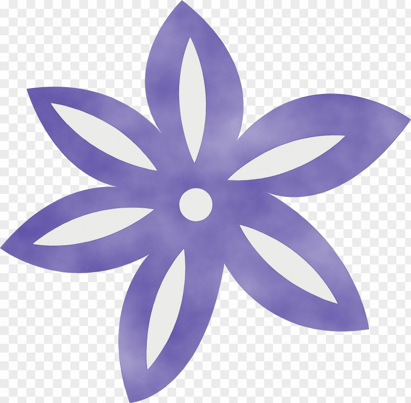 Purple Symmetry Symbol PNG