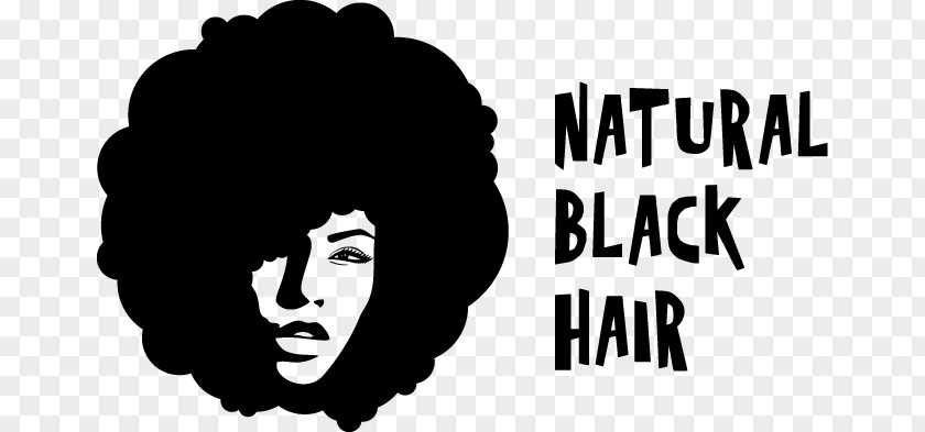 Silhouette Afro-textured Hair Black PNG