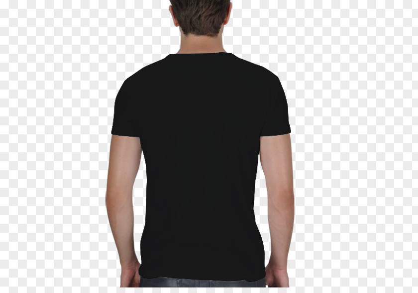 T-shirt Sleeve Shoulder Black M PNG