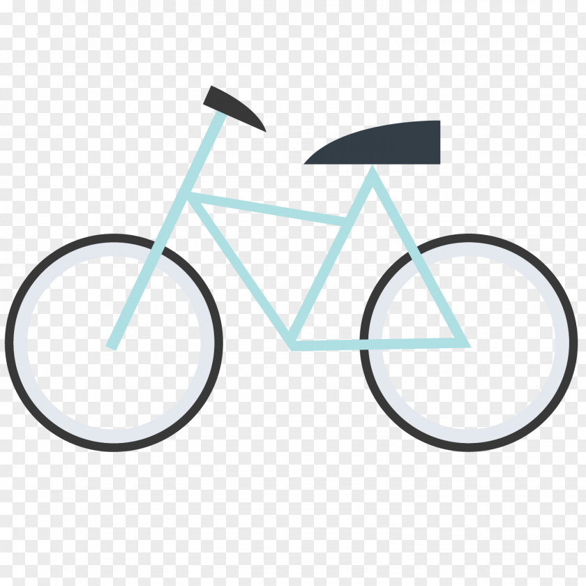 Vector Cartoon Bike Bicycle Frame Euclidean PNG