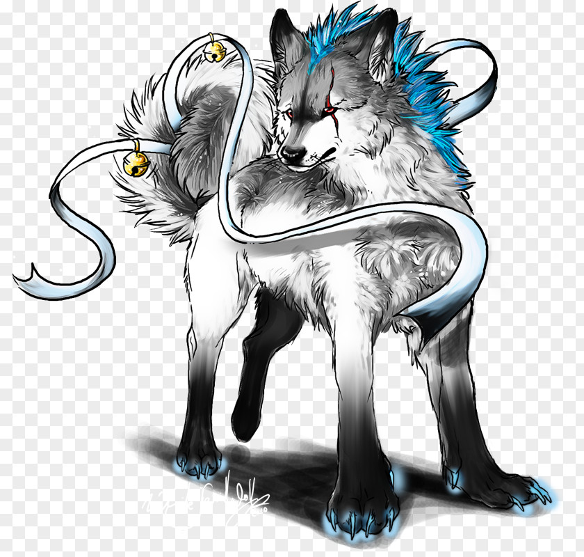 Great White Wolf Dog Ice Drawing Pack Alpha PNG