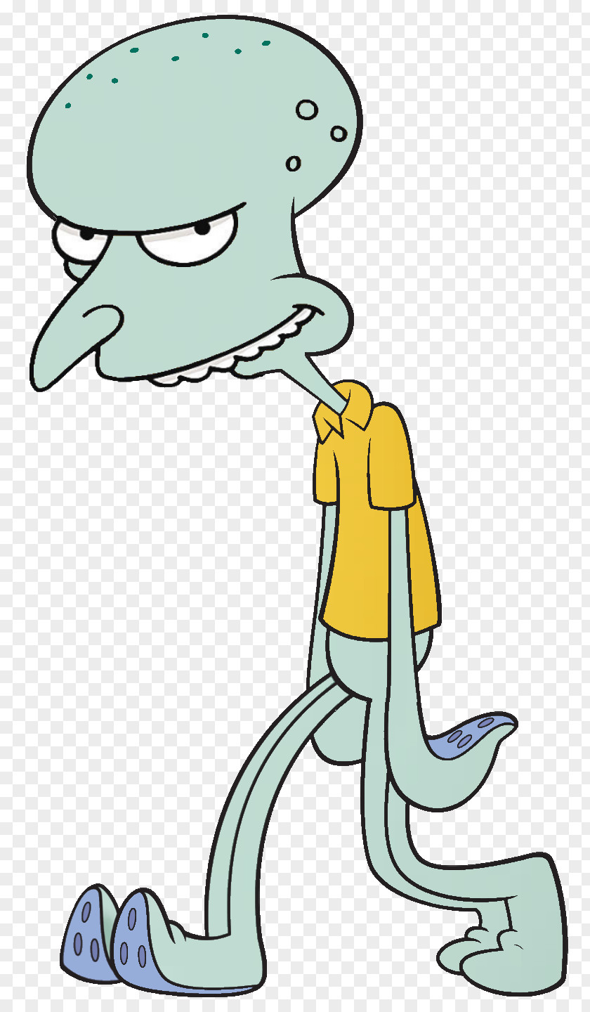 Squidward Tentacles Octopus Clip Art PNG