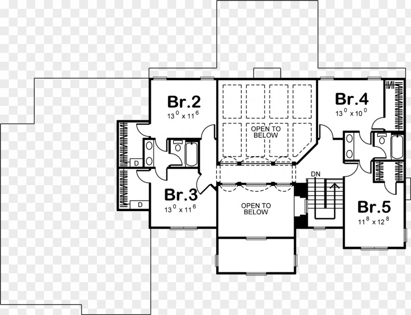 2nd Story Deck Designs Floor Plan Product Design Technical Drawing PNG