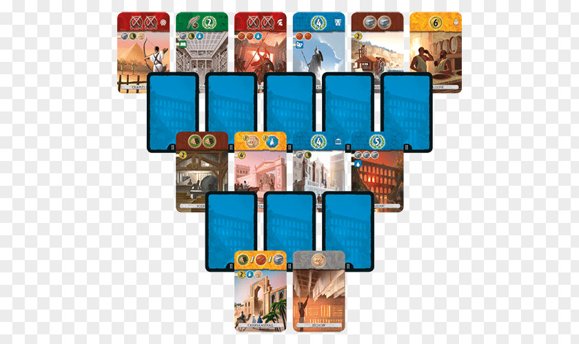 Dice 7 Wonders Tabletop Games & Expansions Set Board Game PNG