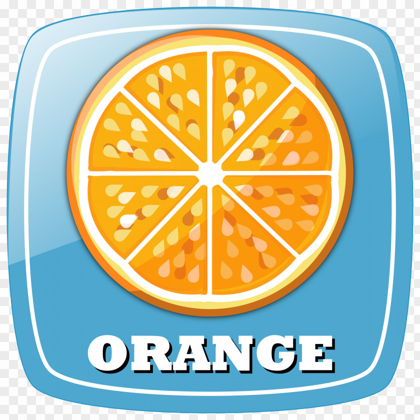 Orange Skeuomorph Flat Design Language PNG