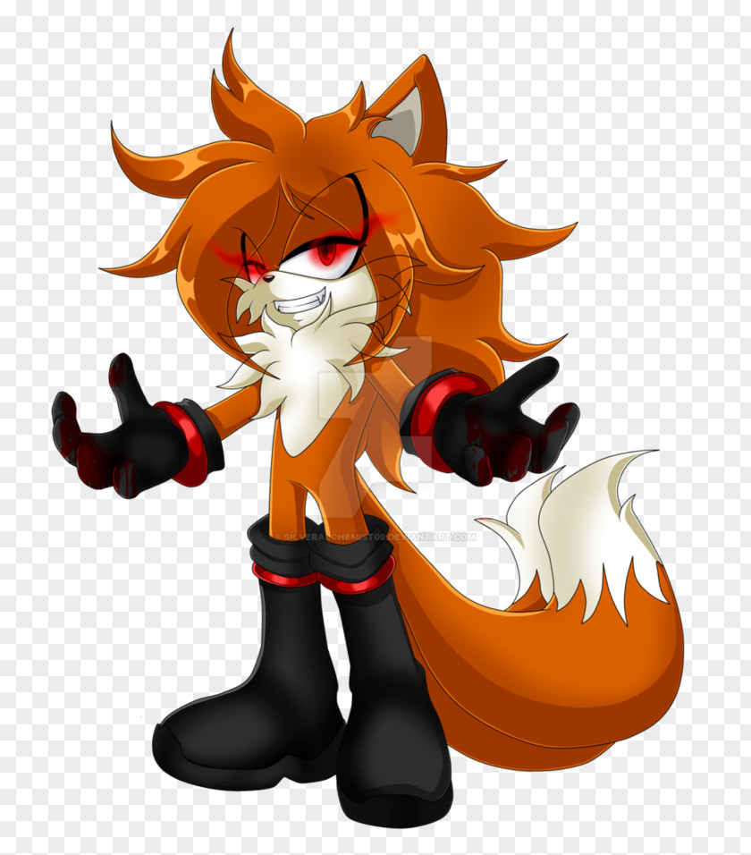 Sonic The Hedgehog Tails Canidae Rush Silver PNG