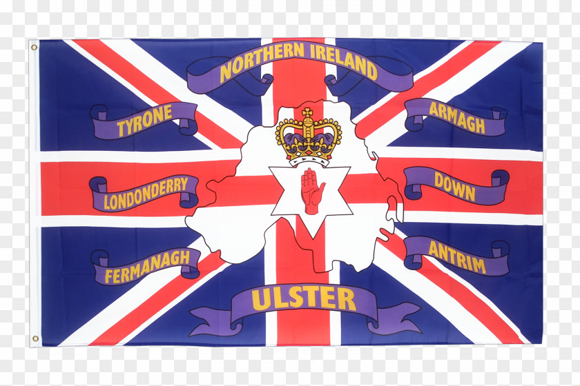 United Kingdom Flag Of Northern Ireland Ulster Banner Red Hand PNG