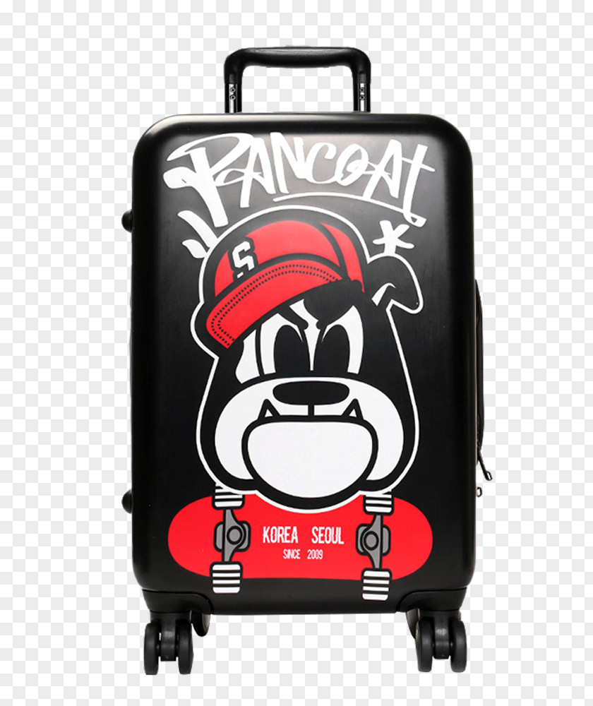 Cartoon Luggage Hand Brand Font PNG