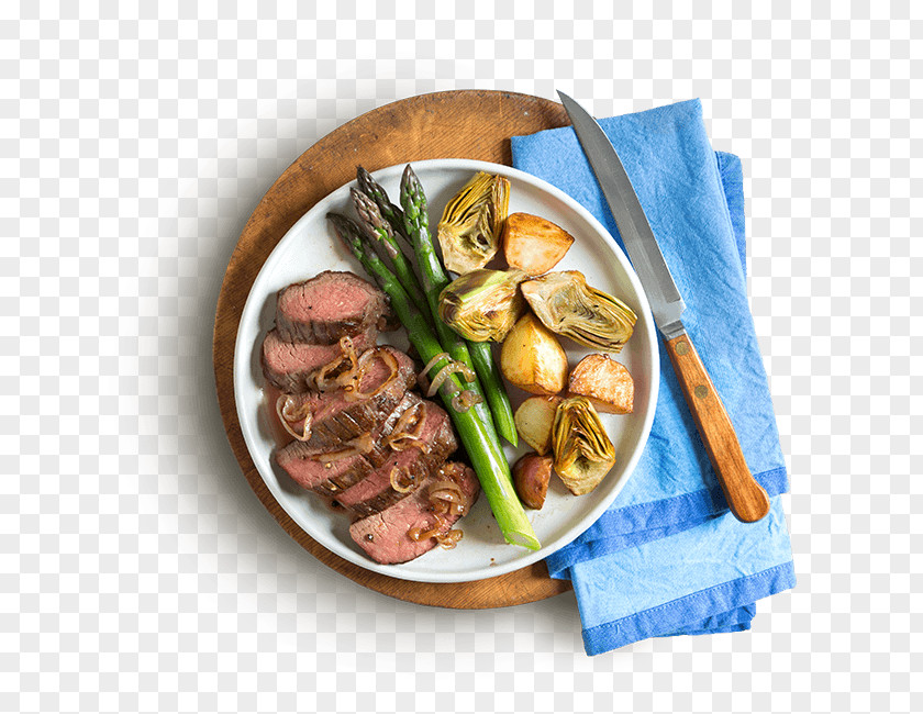 Flat Iron Steak Blue Apron Recipe Meal Kit Food PNG