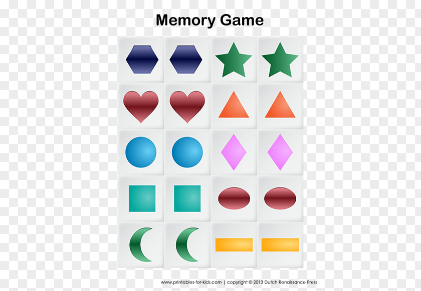 Memory Game Symbol Drawing PNG