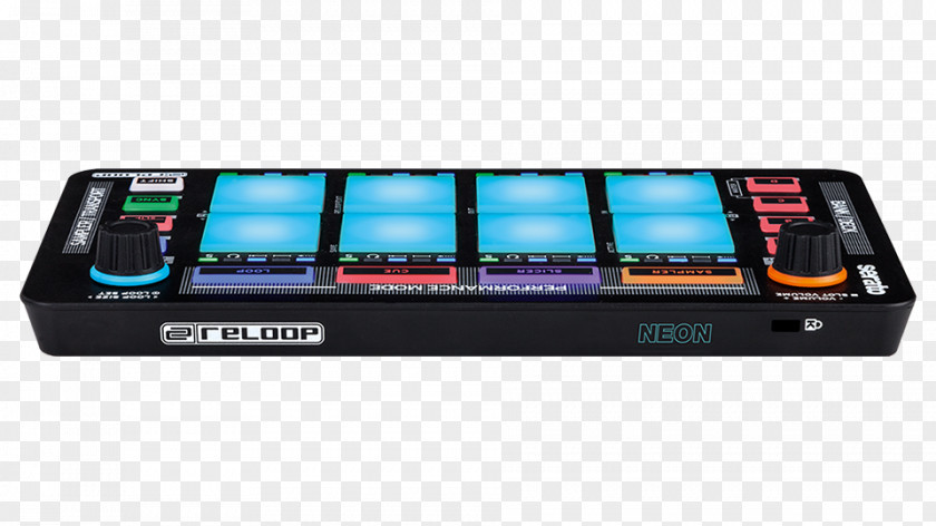 Reloop Neon Disc Jockey DJ Controller Audio Mixers MIDI PNG