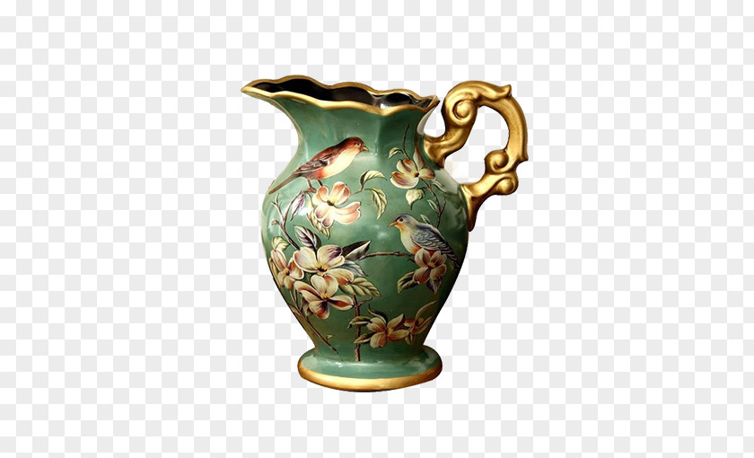 Retro Vase Ornament Ceramic PNG