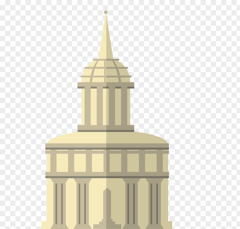 Vector White House Architecture Cartoon PNG