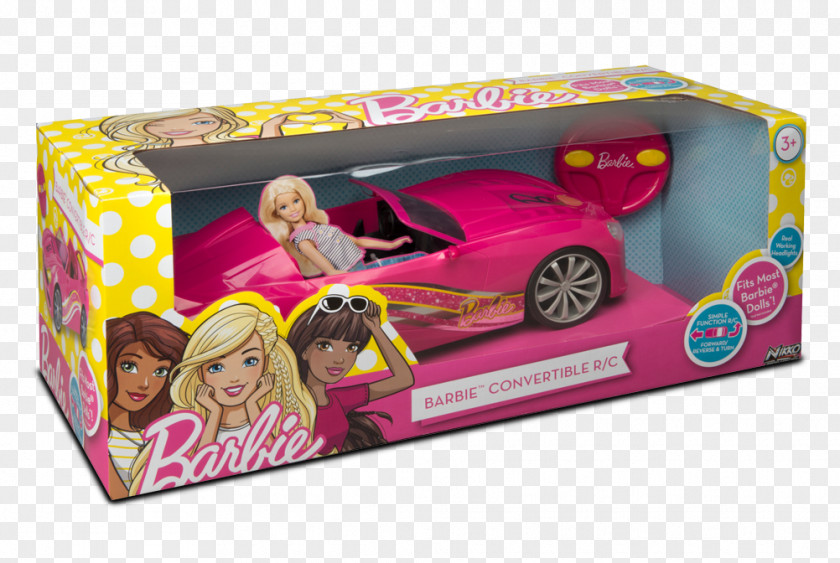 Car Radio-controlled Barbie Convertible Radio Control PNG