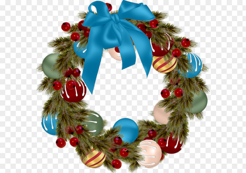 Christmas Ornament Wreath PNG