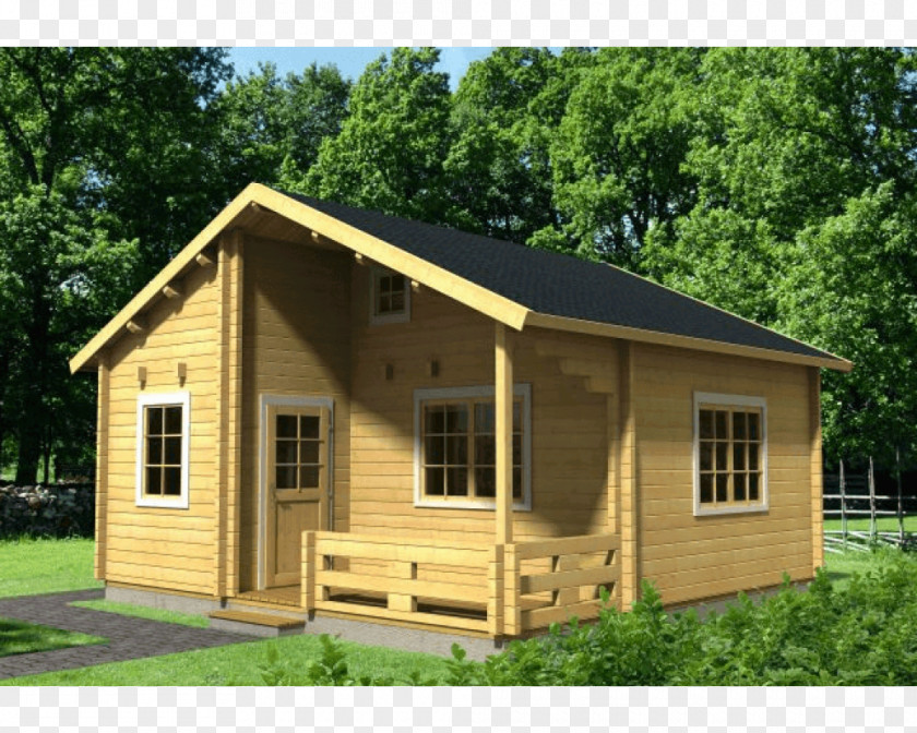 House Log Cabin Plan Prefabricated Home PNG