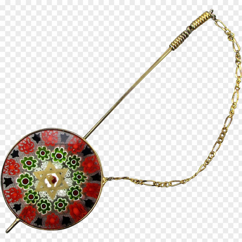 Jewellery Millefiori Tie Pin Murano Glass Necklace PNG