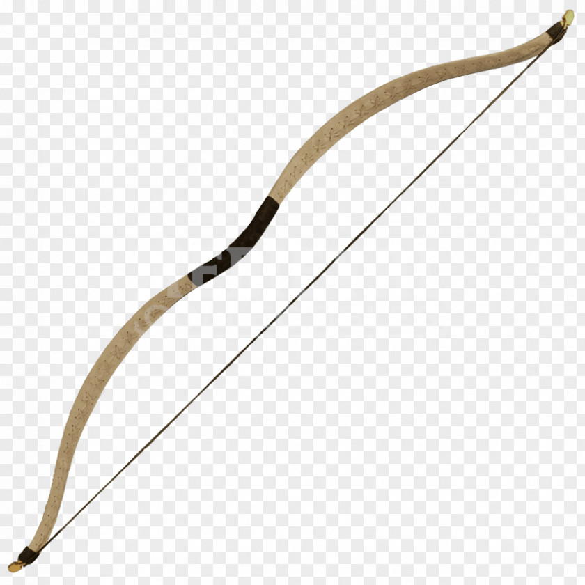 Knight Longbow Larp Bow Middle Ages And Arrow PNG