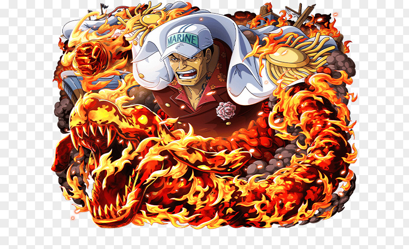 One Piece Treasure Cruise Akainu Borsalino Monkey D. Luffy PNG