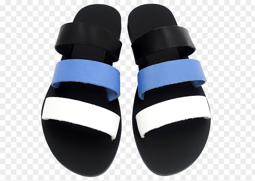 Sandals Flip-flops Slipper Cobalt Blue PNG