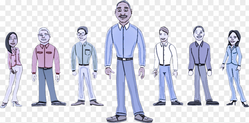 Team Uniform Standing Cartoon Animation Sketch PNG