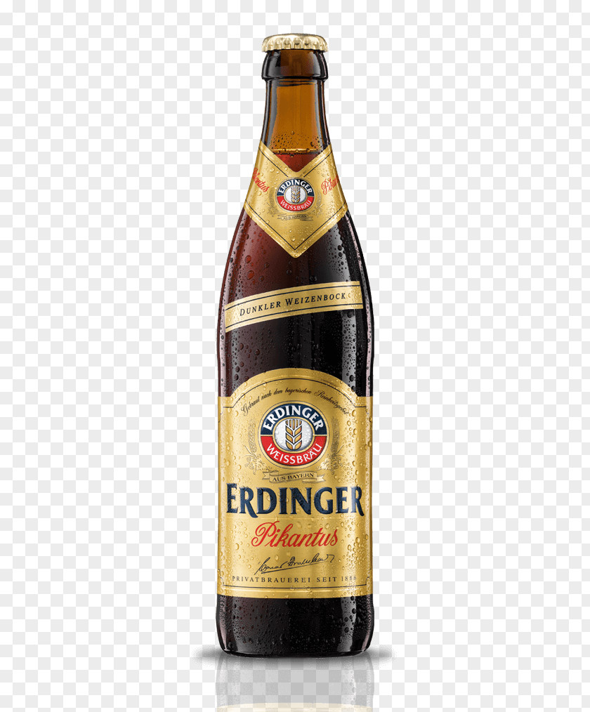 Aperitif And Appetizer Erdinger Weissbier Dunkel Wheat Beer PNG