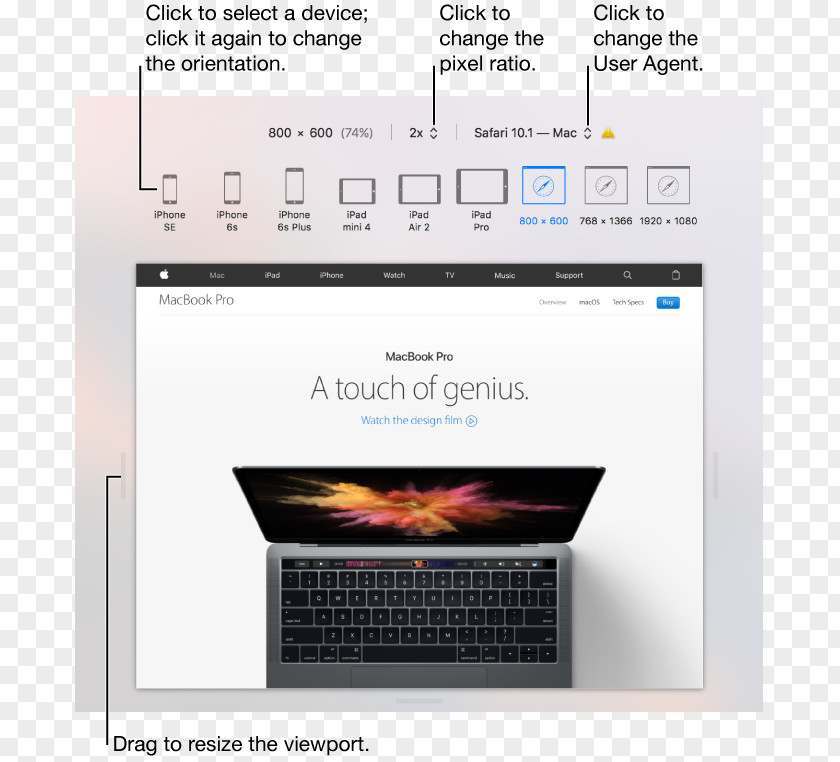 Apple Product Design Responsive Web Mac Book Pro MacBook Safari PNG