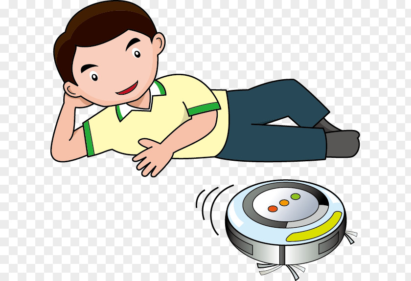 Clean Life Robotic Vacuum Cleaner Clip Art PNG