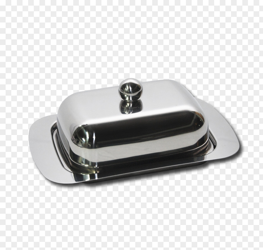Glass Butter Dishes Stainless Steel Tableware Tray PNG