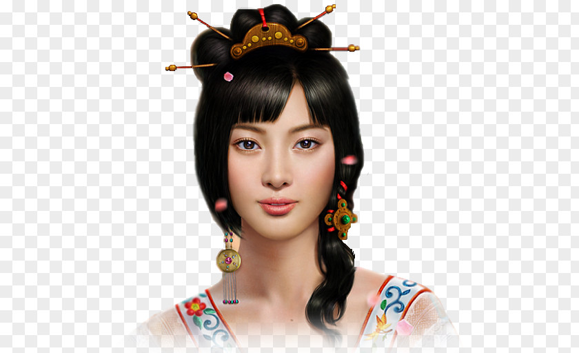 Japan Hairstyle Facial Woman Mask PNG