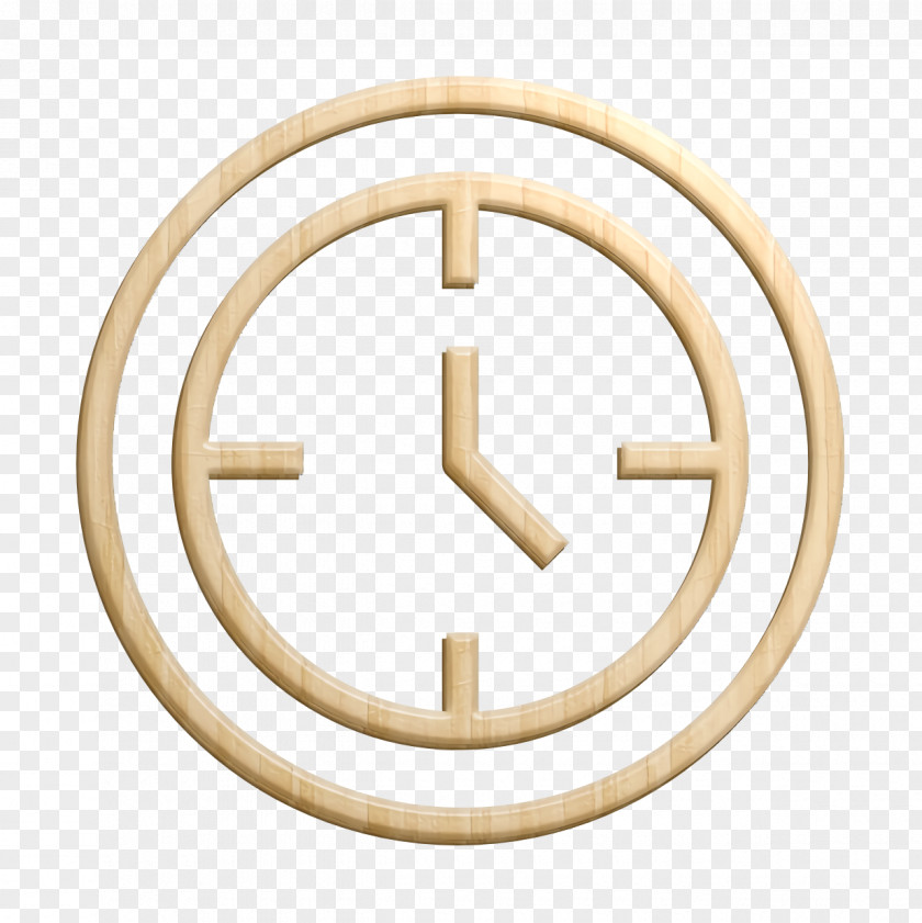 Metal Brass Essential Icon Object Time PNG