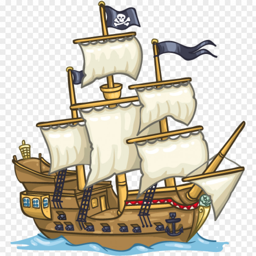 Pirate Piracy Drawing Party Coloring Book Boat PNG