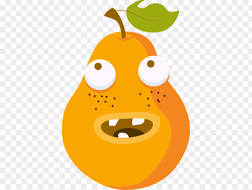 Creative Pears European Pear Orange PNG