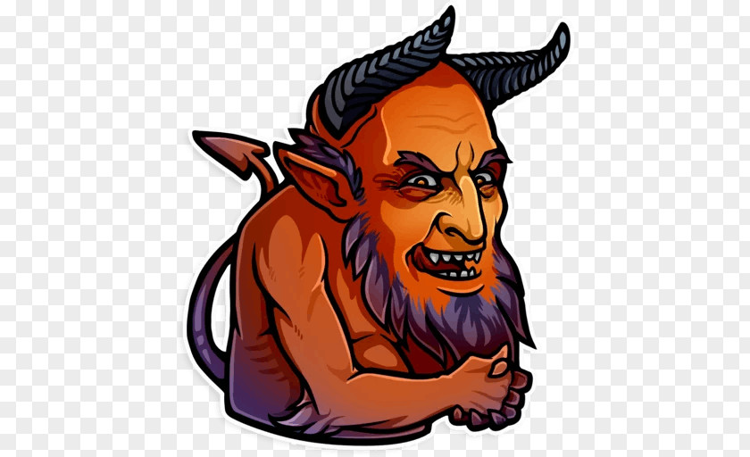 Demon Telegram Sticker Mythology Legend PNG