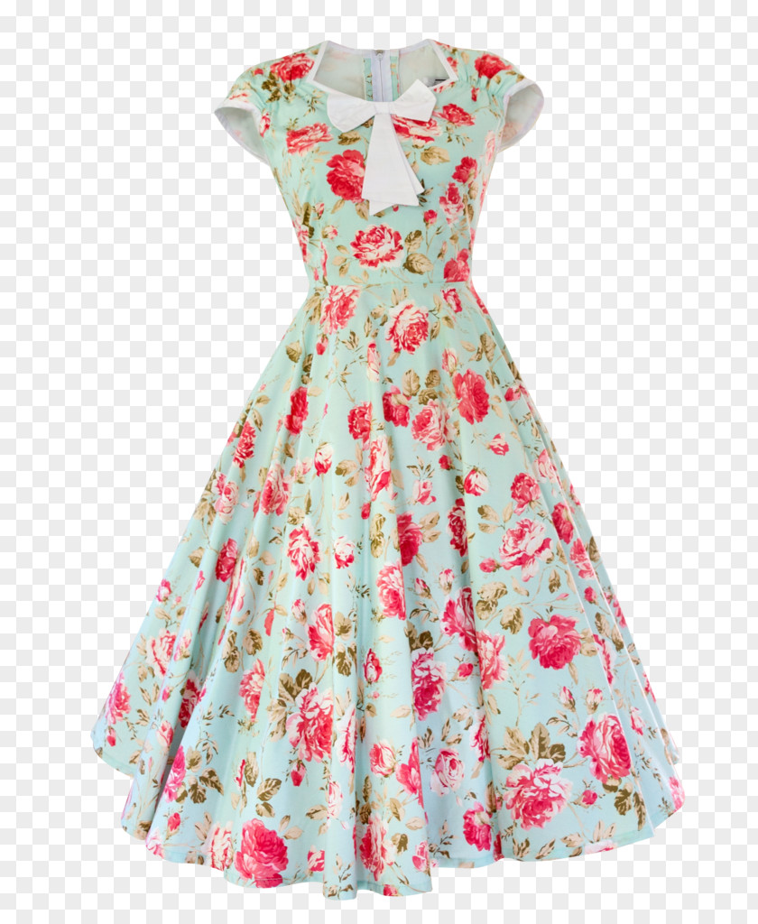 Dress Sunday Lunch Vintage Clothing Retro Style 1950s PNG