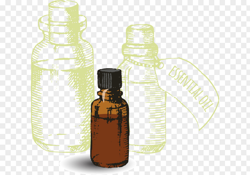 Essential Oil Bottle Aroma Compound Volatility PNG