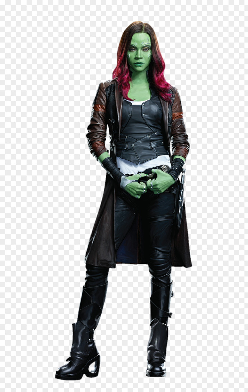 Karen Gillan Gamora Guardians Of The Galaxy Vol. 2 Zoe Saldana Star-Lord Standee PNG