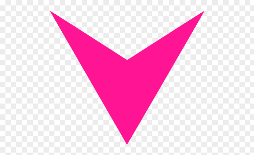 Pink Arrow Magenta Triangle Purple Violet PNG