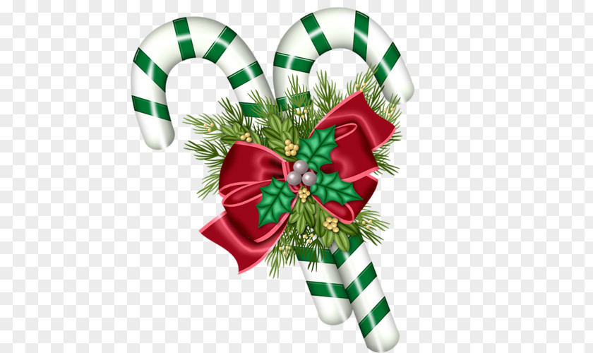 Christmas Candy Cane Ornament Clip Art PNG