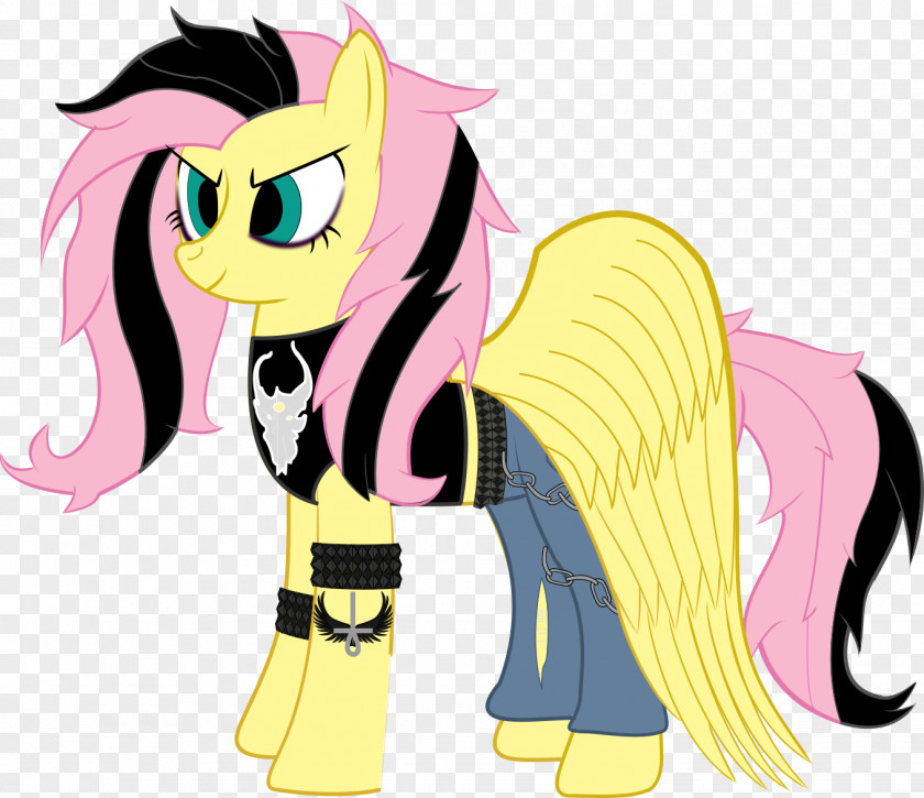 Old Hair Fluttershy Pinkie Pie Heavy Metal Pony Death PNG