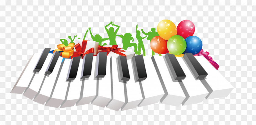 Piano Balloon Carnival Musical Keyboard PNG