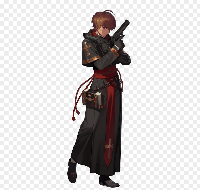 Acolyte Banner Black Survival Costume Character Information PNG