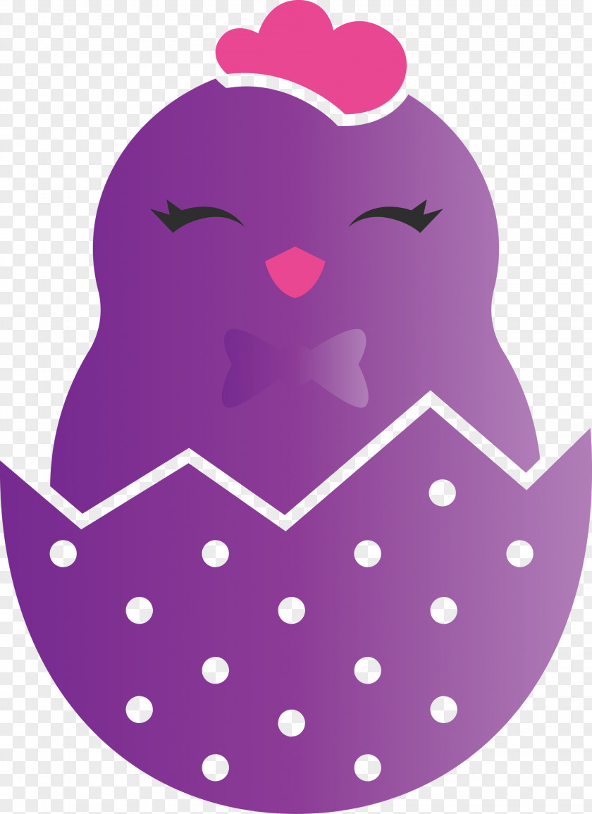 Chick In Eggshell Easter Day Adorable PNG