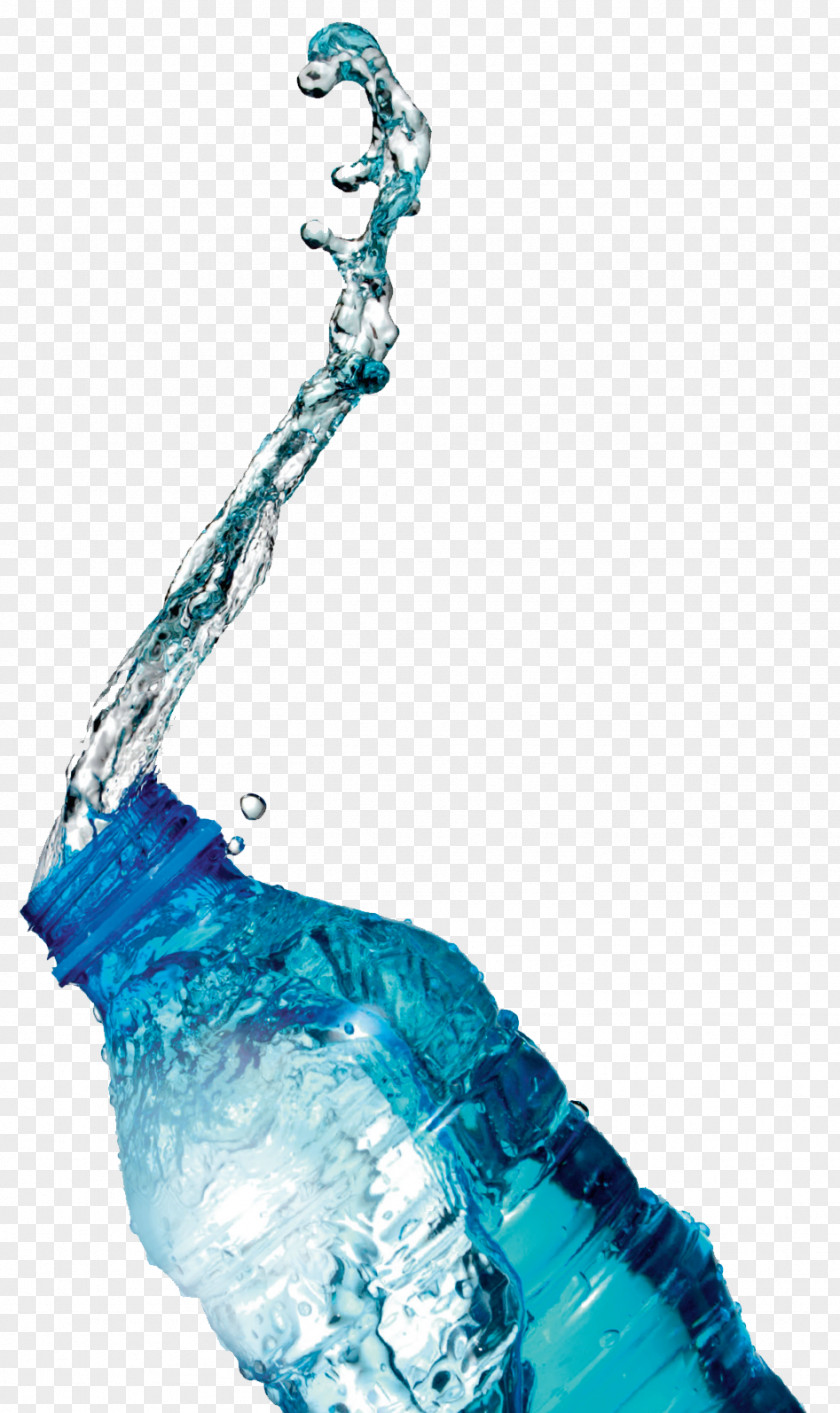 Dynamic Water Ripples Drinking Turquoise Teal Liquid PNG