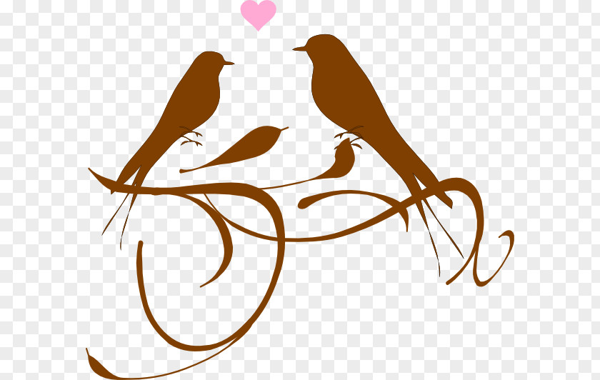 Love Tree Lovebird Wedding Drawing Clip Art PNG